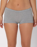 Maidenform Cotton Boyshort Underwear Grey Heather