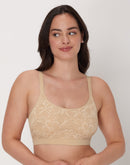 Bali Breathe Cotton Modal Bralette Almond