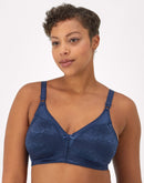 Bali Double Support Lace Wireless Bra In The Navy