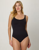 Maidenform Seamless Full-Coverage Bodysuit Shapewear Black