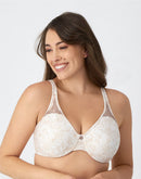 Bali Passion for Comfort Underwire Minimizer Bra Fan Leaf Print