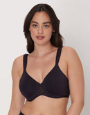 Bali's Coolest Smoothing Underwire T-Shirt Bra Black/Almond