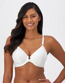 Bali Comfort Revolution Front Close Shaping Underwire Bra White