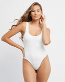 Maidenform M Smoothing Seamless Bodysuit White