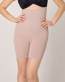Maidenform Seamless High-Waist Thigh Slimmer Shorts Evening Blush