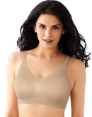 Bali Comfort Revolution Microfiber Crop Top, 2-Pack White/Nude
