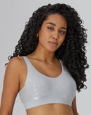 Bali Comfort Revolution ComfortFlex Fit Shaping Wireless Bra Crystal Grey Dot