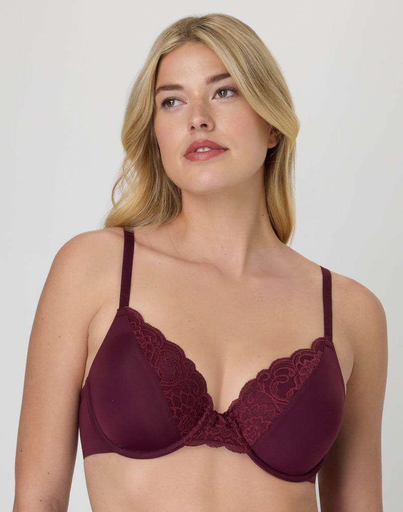 Maidenform Comfort Devotion Convertible Underwire Bra, Full Coverage Nightfire Red