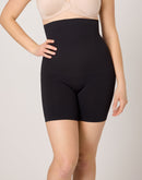 Maidenform Seamless High-Waist Thigh Slimmer Shorts Black
