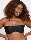 Lilyette by Bali Tailored Strapless Minimizer Bra Black