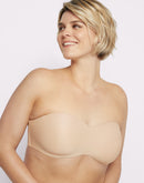 Lilyette by Bali Tailored Strapless Minimizer Bra Body Beige