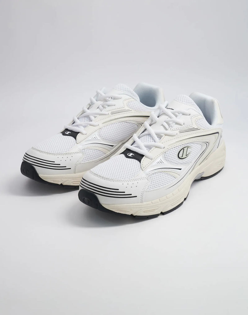 Champion Women's Run 00 Low Shoes White/Off White/Black