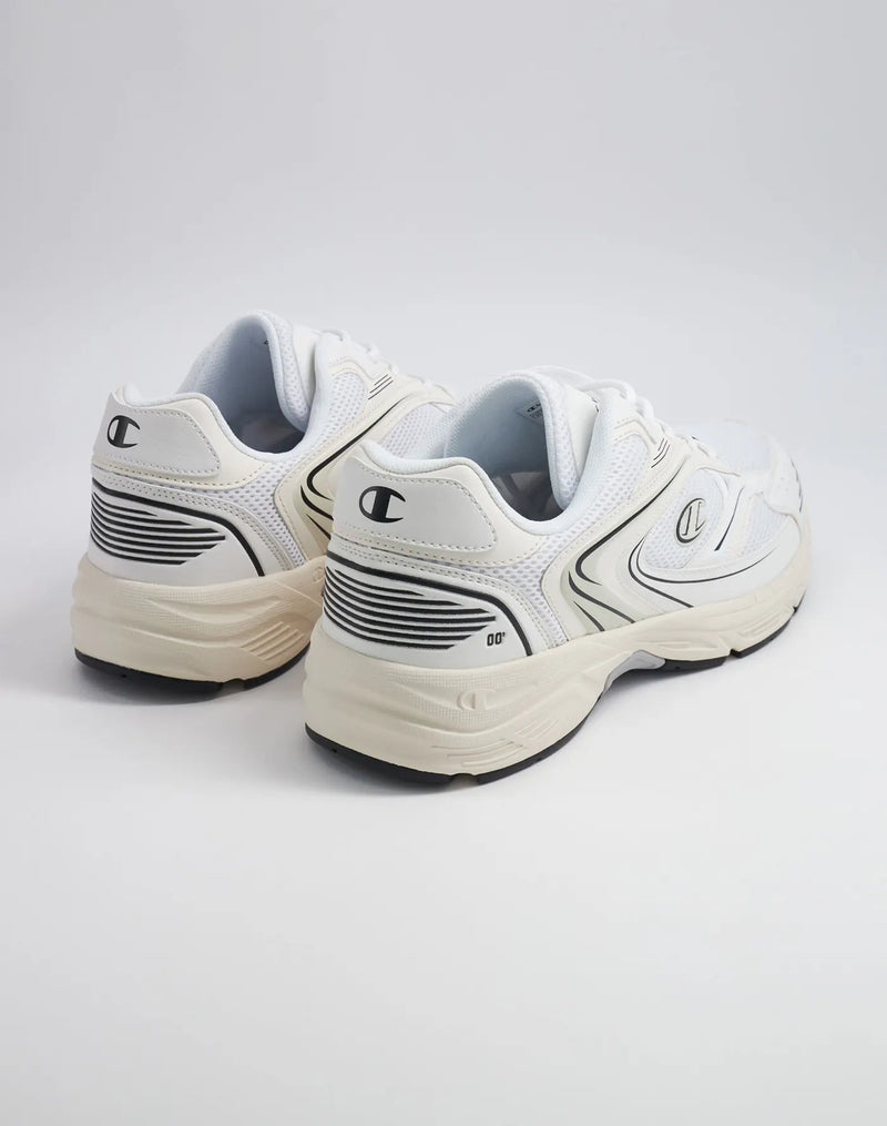 Champion Women's Run 00 Low Shoes White/Off White/Black