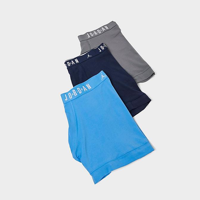 Jordan Men's Flight Boxer Briefs (3-Pack) in Blue/Black/Grey/Multicolor