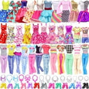 K.T. Fancy 39 Pcs Doll Clothes and Accessories 3 Fashion Dresses Perfect for 11.5 inch Dolls