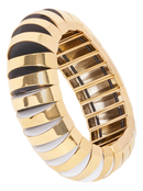 Kate Spade New York Bracelet Sliced Scallops Large Metal Stretch Bracelet Neutral Multi