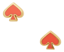 Kate Spade New York Earrings Everyday Spade Enamel Studs in Geranium