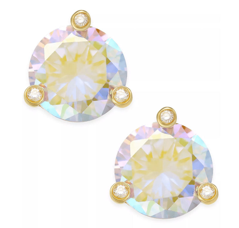 Kate Spade New York Earrings Rise and Shine Studs Abalone Gold