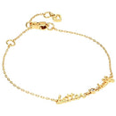 Kate Spade New York Say Yes Better Half Bracelet Clear/Gold One Size