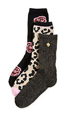 Kate Spade New York Women's Rose 3 Pack Sock Set