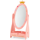 Kids Full Length Mirror with 360 Degree Rotatable Design and Shelf