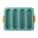 Kitchen Supplies on Sale！Loaf Pan Set Of 1 With Four Buns French Bread Loaf Pan Bread Pan Non-stick Pan Easy To Release Household Silicone Food Baking Breakfast Romantic Dinner Tool