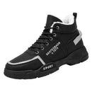 KmaiSchai Men'S Tennis Shoes Men Shoes Winter Plush Casual Men Shoes Warm Work Clothes Casual Shoes For Men Mens Shoes Leather Digital Print Socks