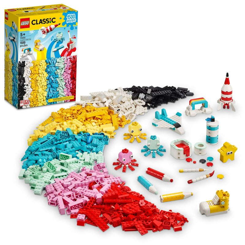 LEGO Classic Creative Color Fun 11032 Creative Building Set, for Kids Toy for 5 Year Olds
