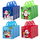 LONGRV 12Pack Christmas Gift Bags Large Christmas Gift Bags with Handles Reusable Gift Bag
