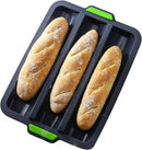 Loaf Pan French Three-hole Bread Non-stick Pan Easy Release Household Silicone Tool
