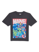 Marvel Boys Avengers, Crew Neck, Short Sleeve, Graphic T-Shirt, Sizes 4-18