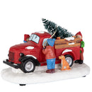 Northlight Bringing Home the Tree Christmas Village Display