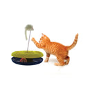 Ball Track Cat Toy with Mouse Swatter