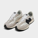 New Balance Little Kids' 327 Casual Shoes in Off-White/Silver Birch