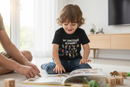 Toddler Dinosaur Alphabet Print T-Shirt - Black, Size 4-5Y
