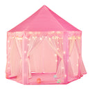 Princess Castle Kids Play Tent Toys for 3 6 8 12 Years Indoor Girls Hexagon Playhouse
