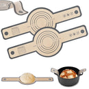 Kocwell 2 Pack Thickened Silicone Bread Sling, Reusable Sourdough Bread Baking Mat