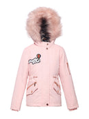 Rokka&Rolla Girls' Winter Coat with Faux Fur Hood Parka Jacket, Sizes 4-16