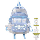 Sanrio Cinnamoroll Women Backpacks Waterproof Nylon School Backpack Teenage Girl