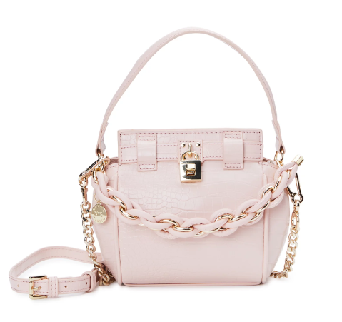 Madden NYC Women's Braided Chain Mini Satchel