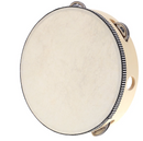 Abody 8 Inch Tambourine Percussion Drum Early Education Instrument Musical Toy Gift for Child Toddler Adult Senior