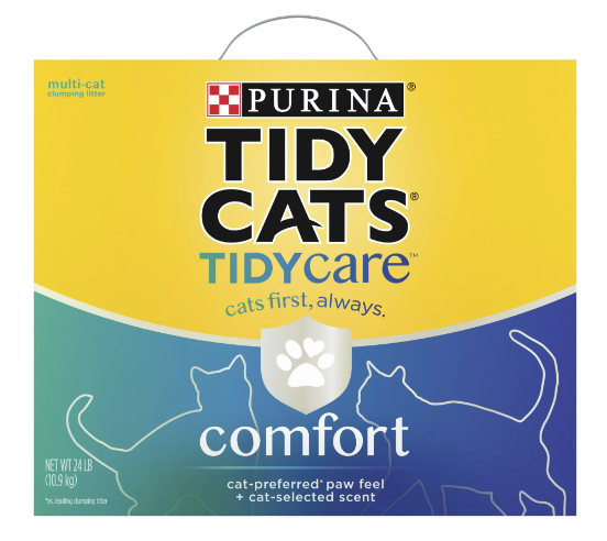 Purina Tidy Cats Tidy Care Comfort Scented Clumping Cat Litter Odor Control Low Dust Formula