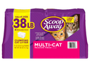 Scoop Away Extra Strength Multi-Cat Scented Litter, Clumping Cat Litter, 38 lb