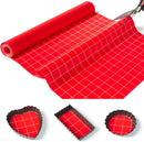 Silicone Baking Mat Roll 16IN*5FT Free Cutting, Non-Slip Pastry Mat, Non-Stick Reusable