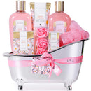Spa Gift Basket for Women, 8 Pcs Daisy Body Bath Gift Sets, Mothers Day Gifts