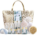 Spa Luxetique Gift Baskets for Women, 15 Pcs Jasmine Bath Gift Sets, Relaxing Mothers Day Gifts for Mom