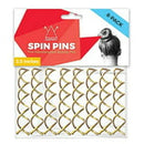Spiral Bobby Pins Premium 8 Pack, Gold