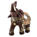 Tebru Collectible Elephant Statue, Feng Shui Figurine, Resin Sculpture, Home Decor
