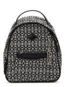 Time and Tru Women's Ruby Print Mini Backpack, Black