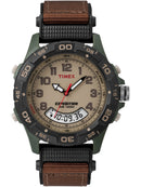 Timex Men's Expedition Combo Brown/Green/Tan 39mm Outdoor Watch, Fabric Strap